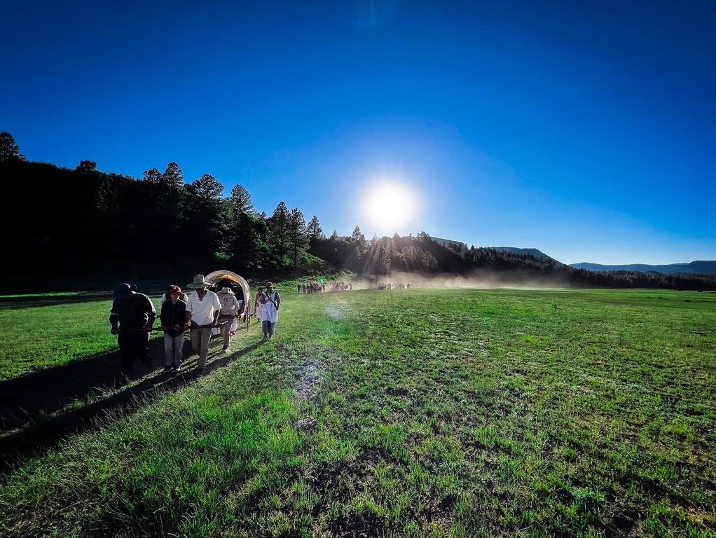 Handcart companies during the 2022 Montrose Stake Trek